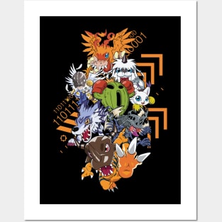digimon adventure champion level Posters and Art
